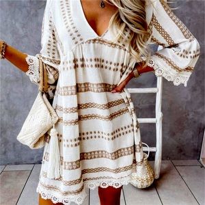 Boho women’s medium dress